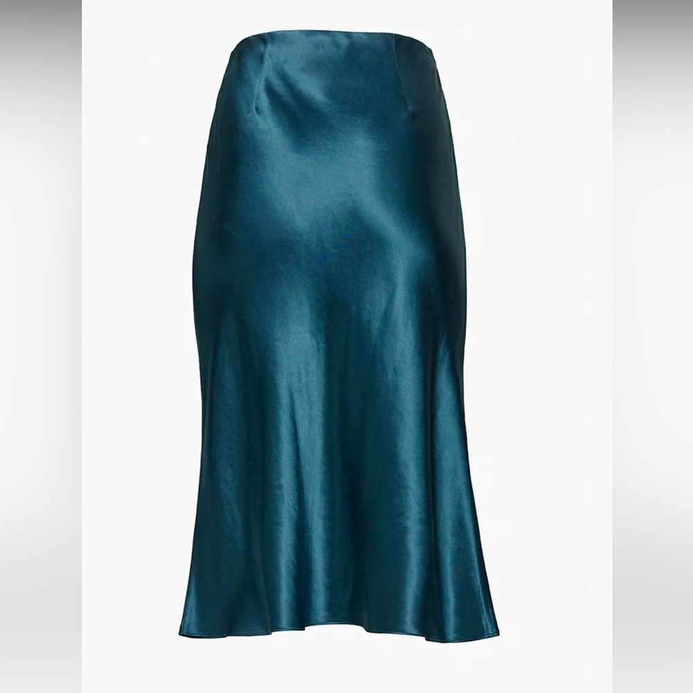 Aritzia Babaton Slip Midi Skirt Teal/Blue
